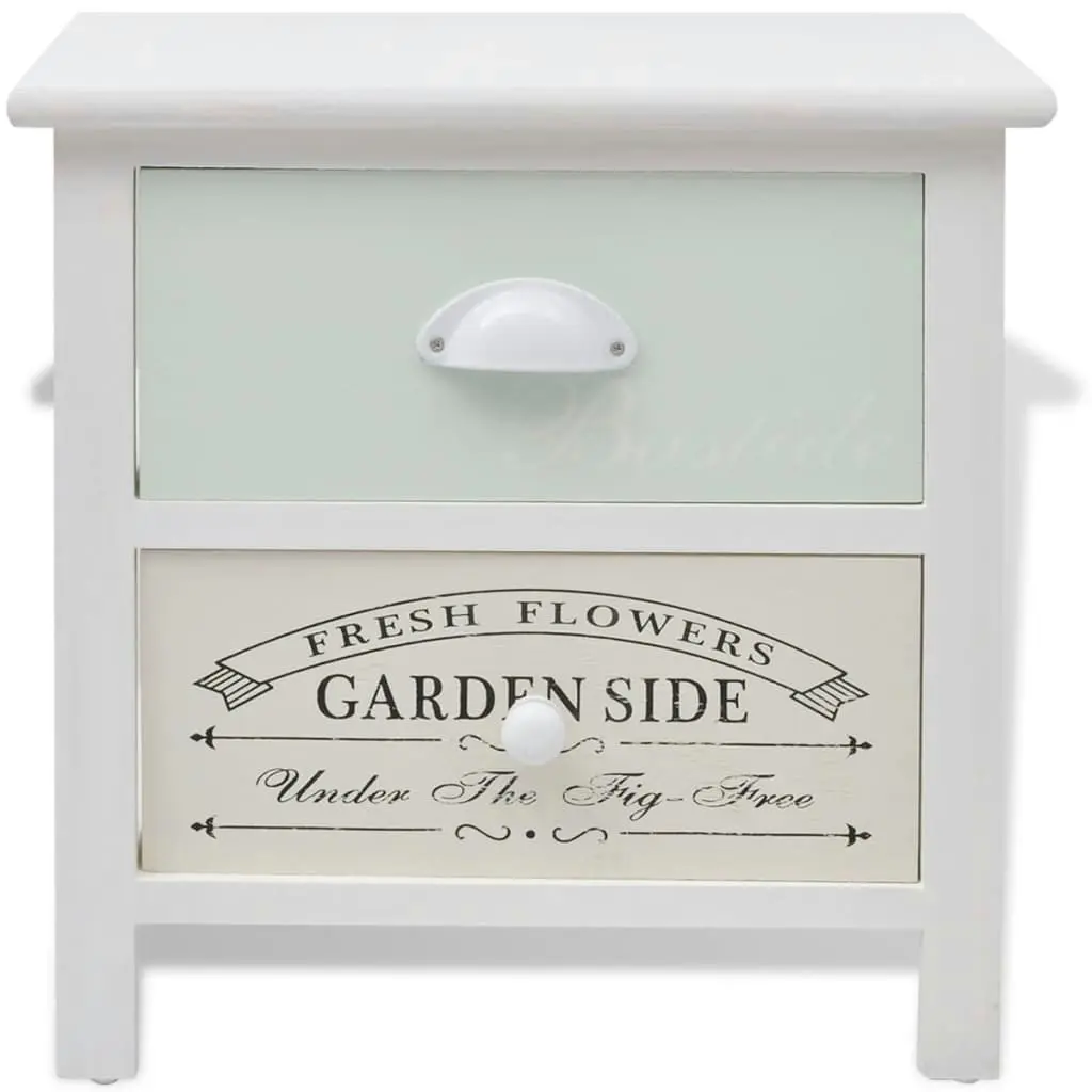 French Bedside Cabinet Wood 242874