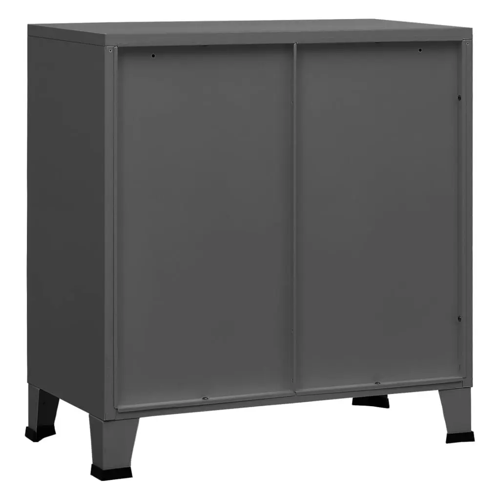 Industrial Storage Chest Anthracite 75x40x80 cm Steel 339627