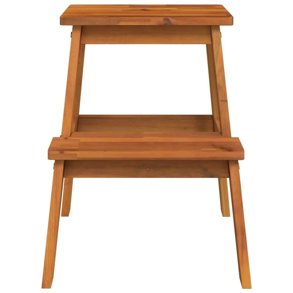 2 Step Stool 40x38x50 cm Solid Wood Acacia 153333