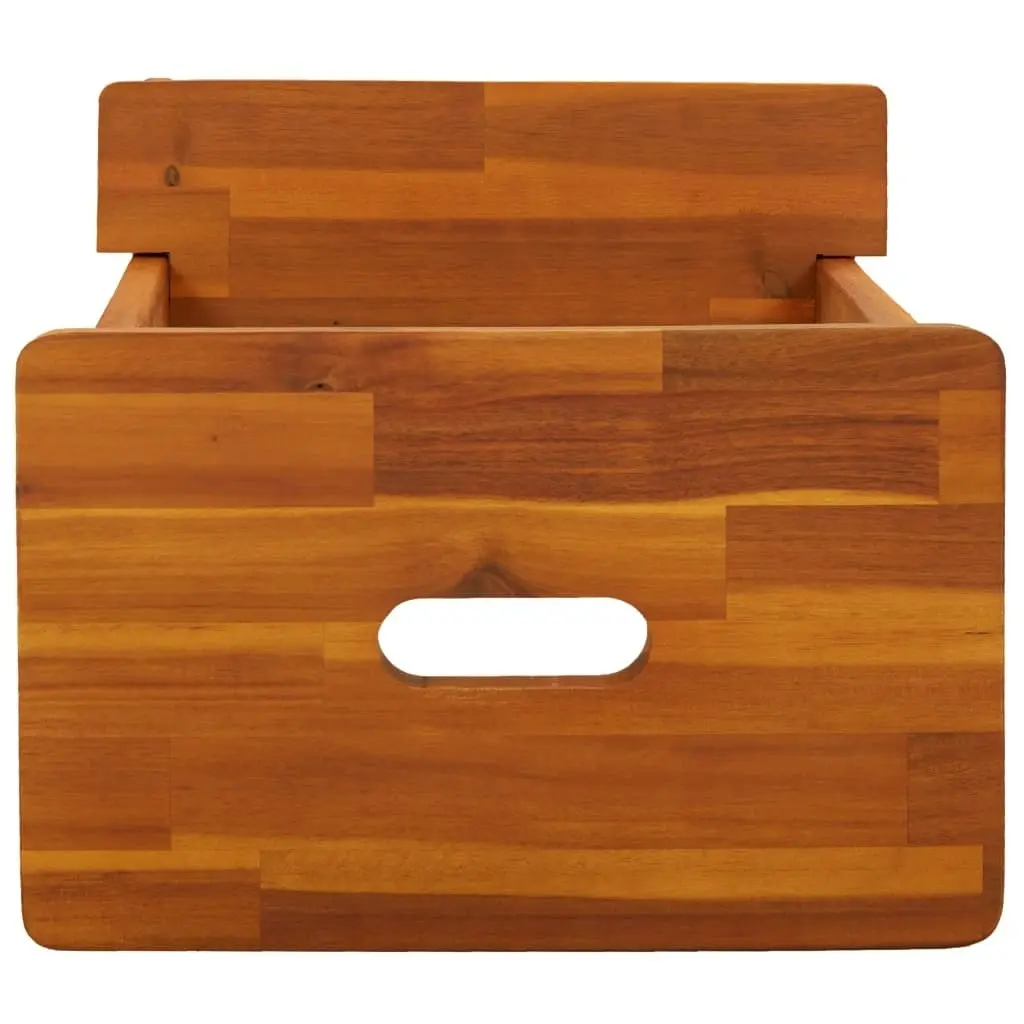 2 Step Stool 40x38x50 cm Solid Wood Acacia 153333