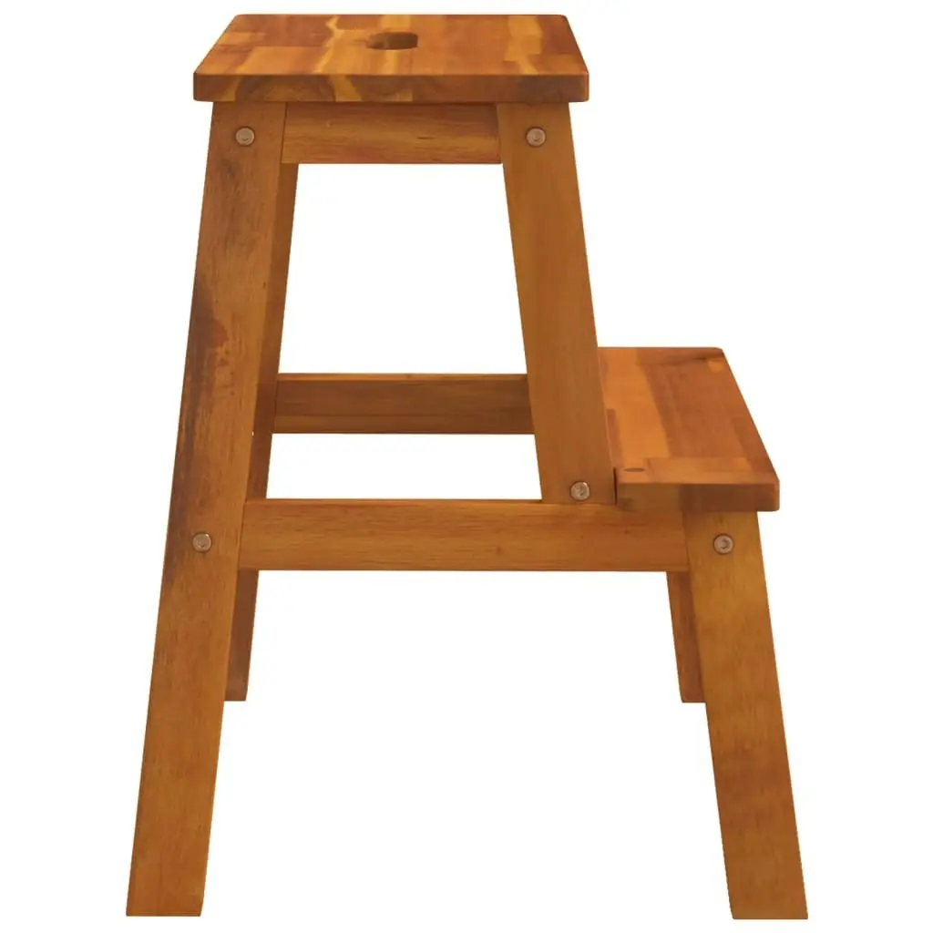 2 Step Stool 40x38x50 cm Solid Wood Acacia 153333