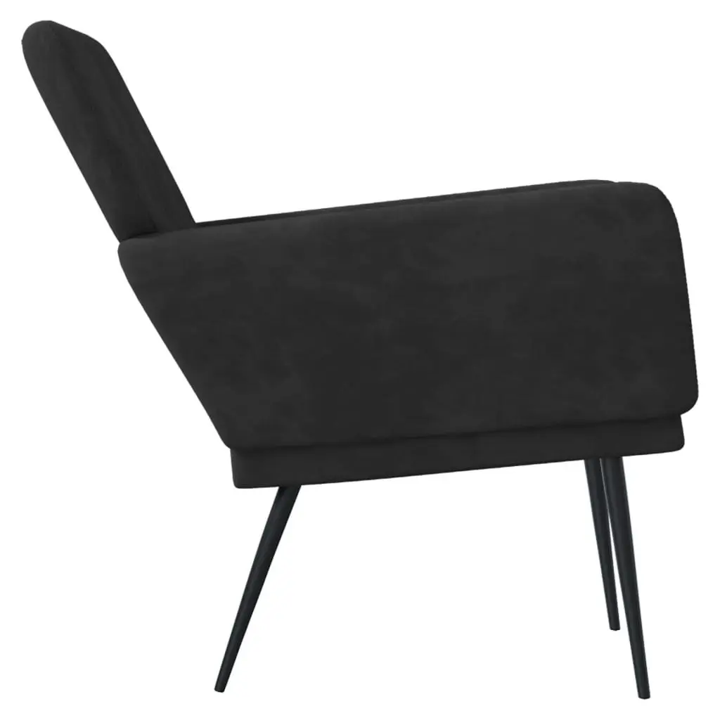 Armchair Black 62x79x79 cm Velvet 351377