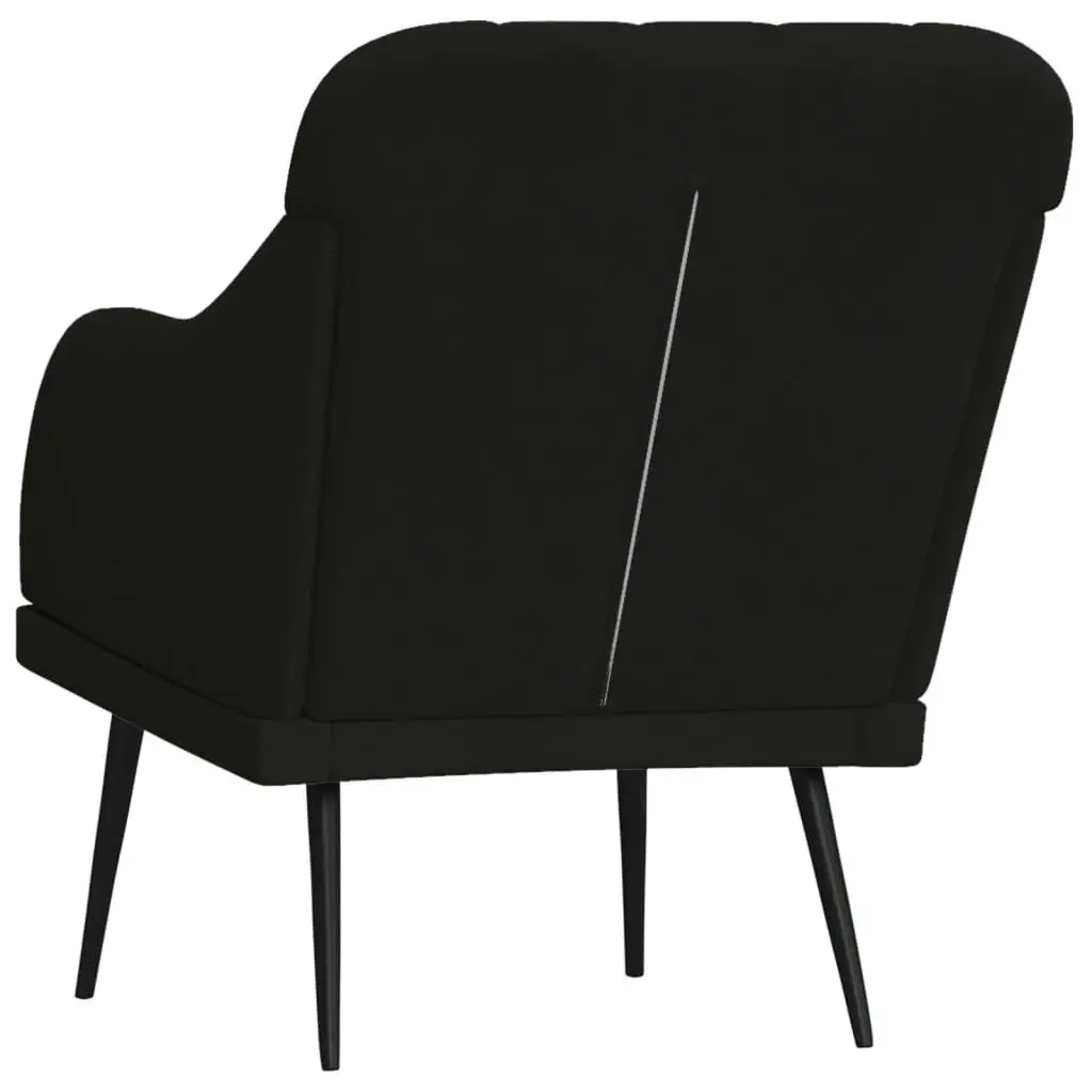 Armchair Black 63x76x80 cm Velvet 351459