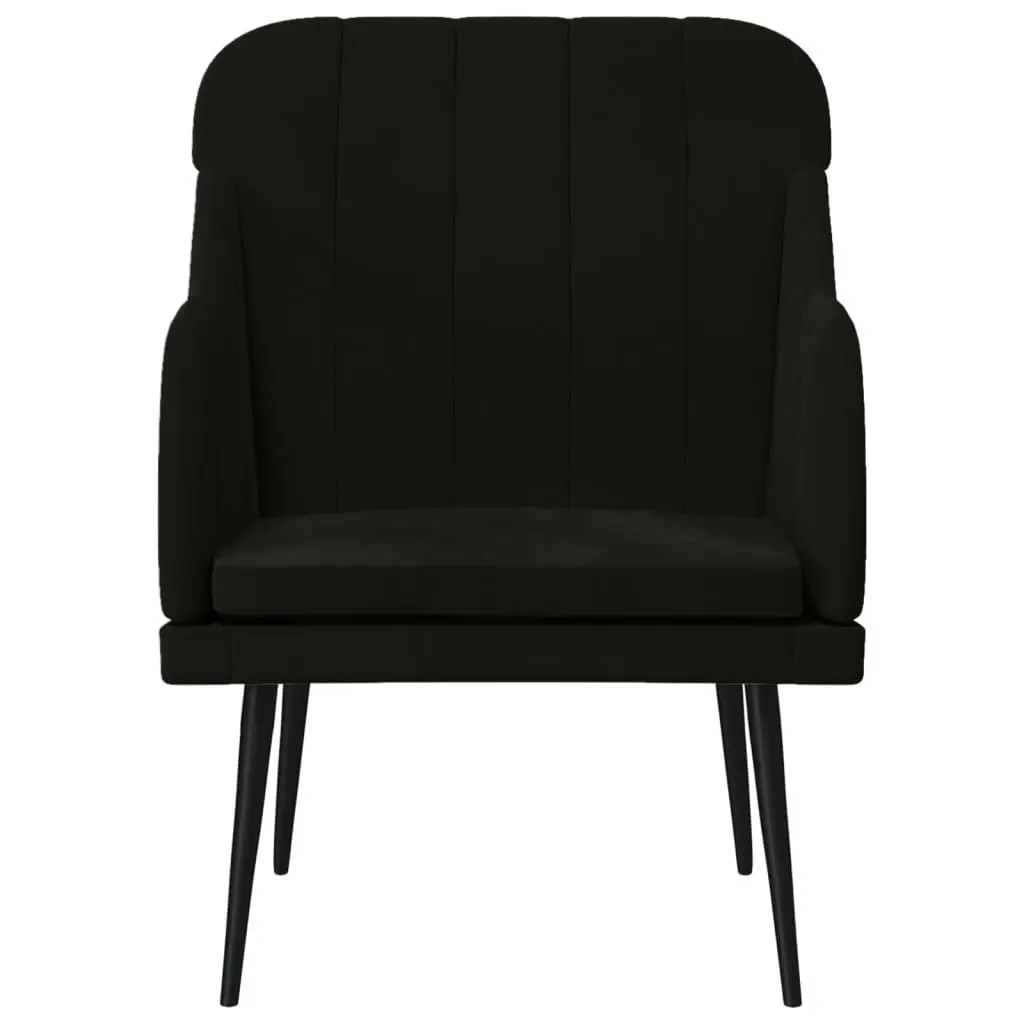 Armchair Black 63x76x80 cm Velvet 351459