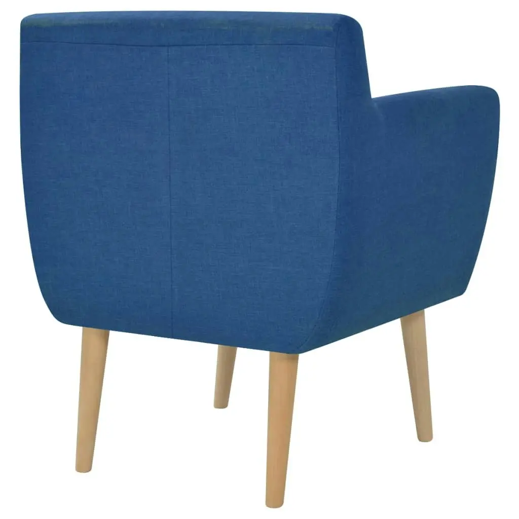 Armchair Blue Fabric 244067