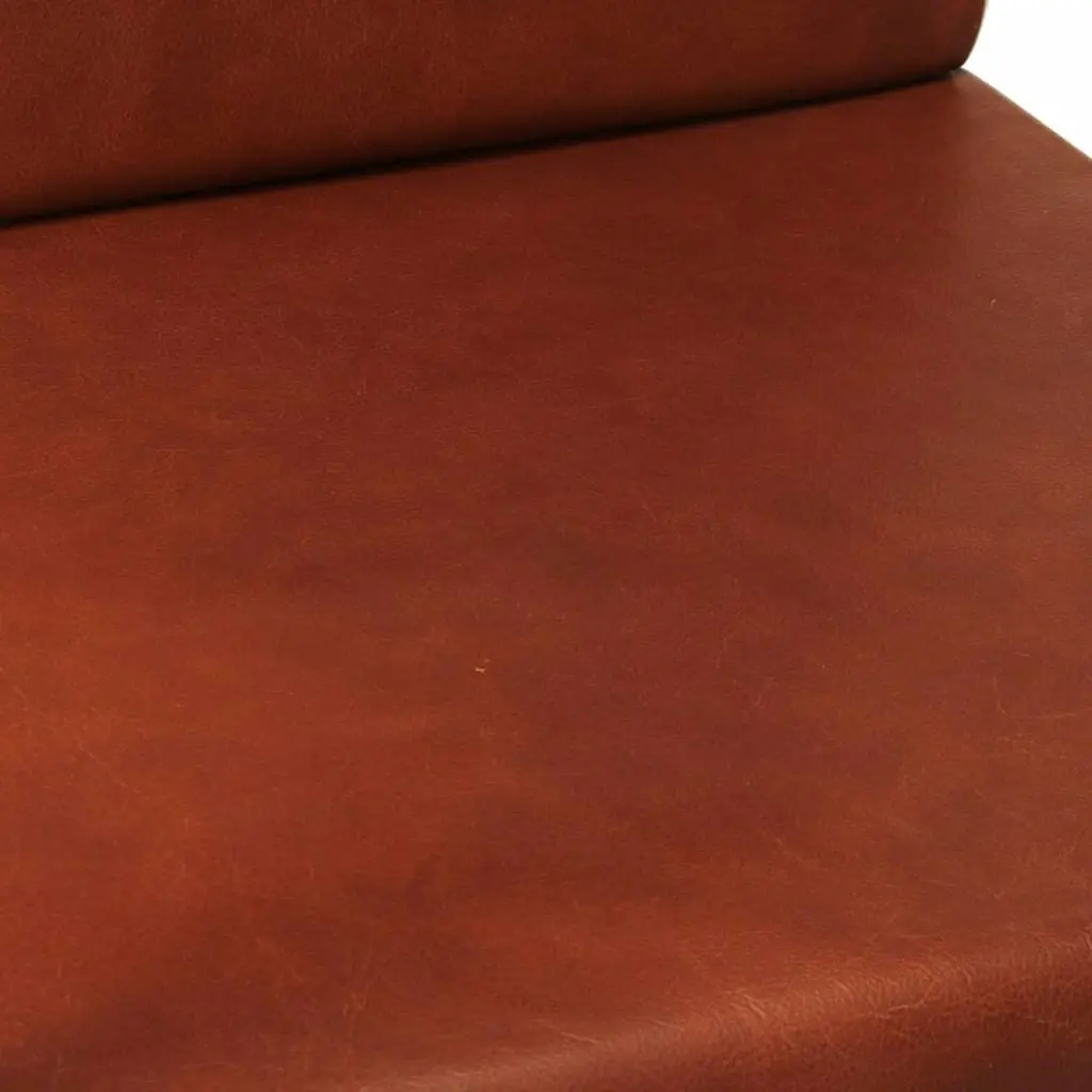 Armchair Brown Real Leather 247800