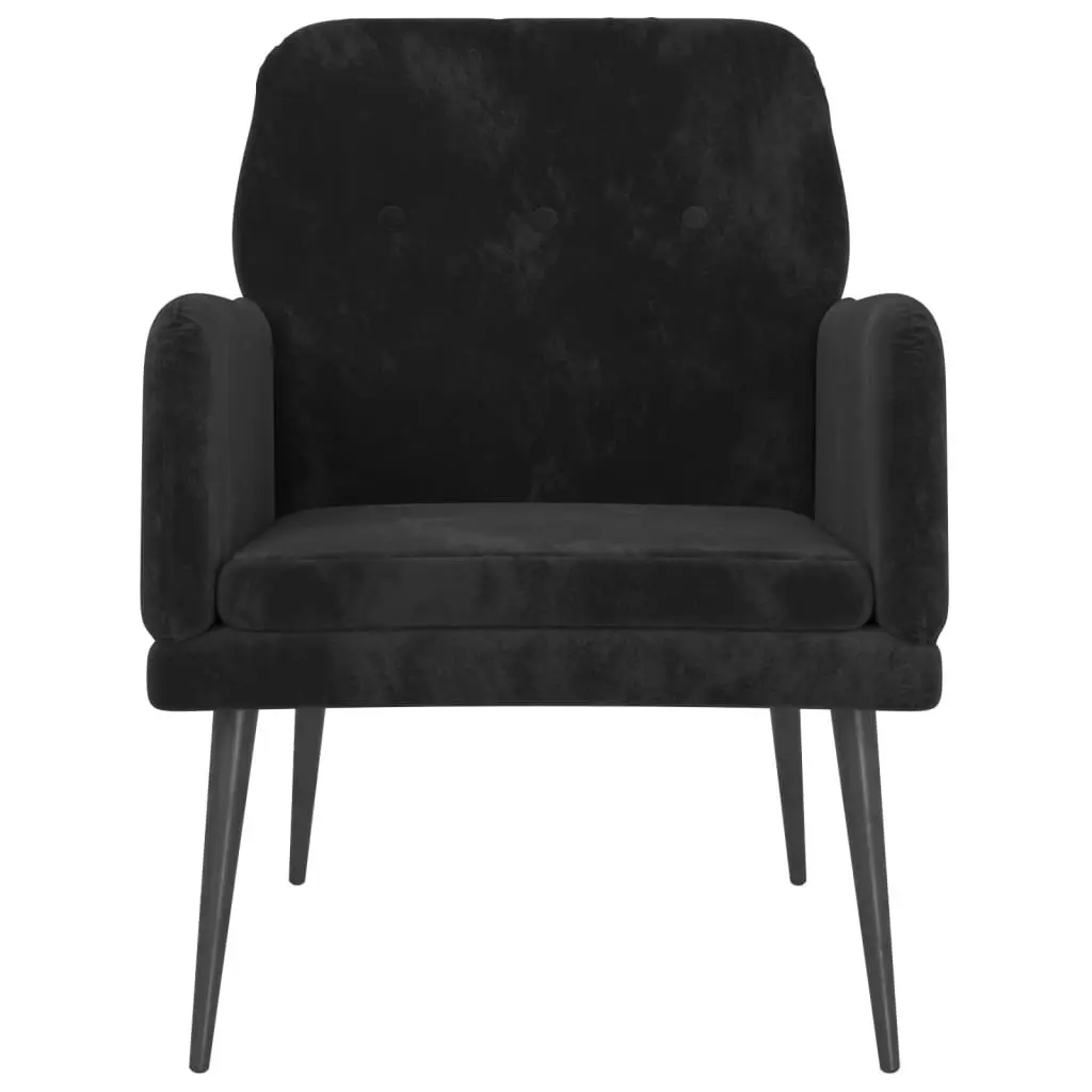 Armchair Black 62x79x79 cm Velvet 351409