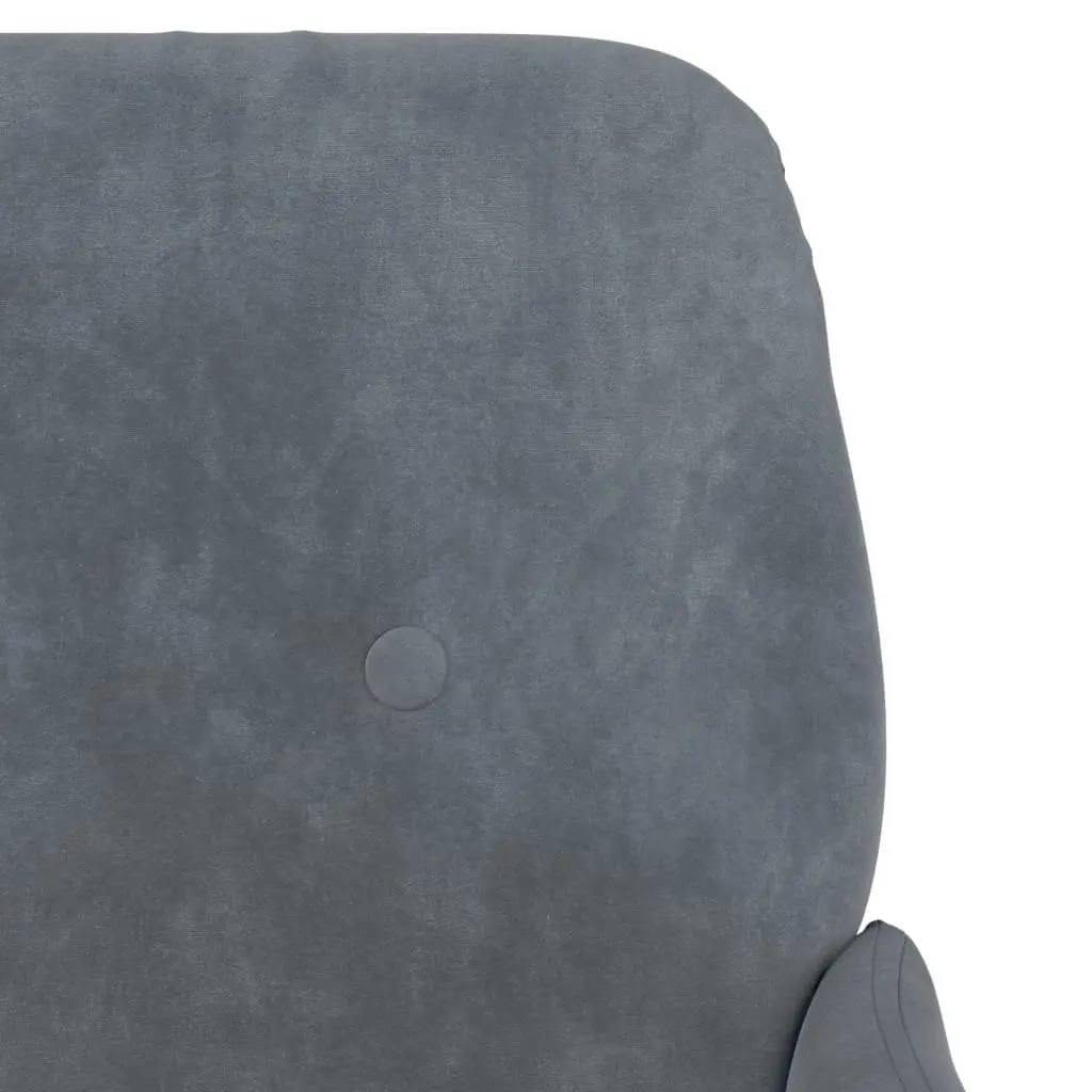 Armchair Dark Grey 62x79x79 cm Velvet 351405