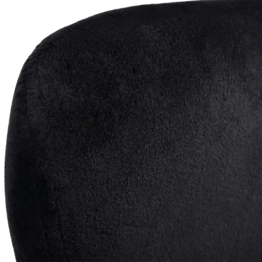 Armchair with Egg Shape Black 241178