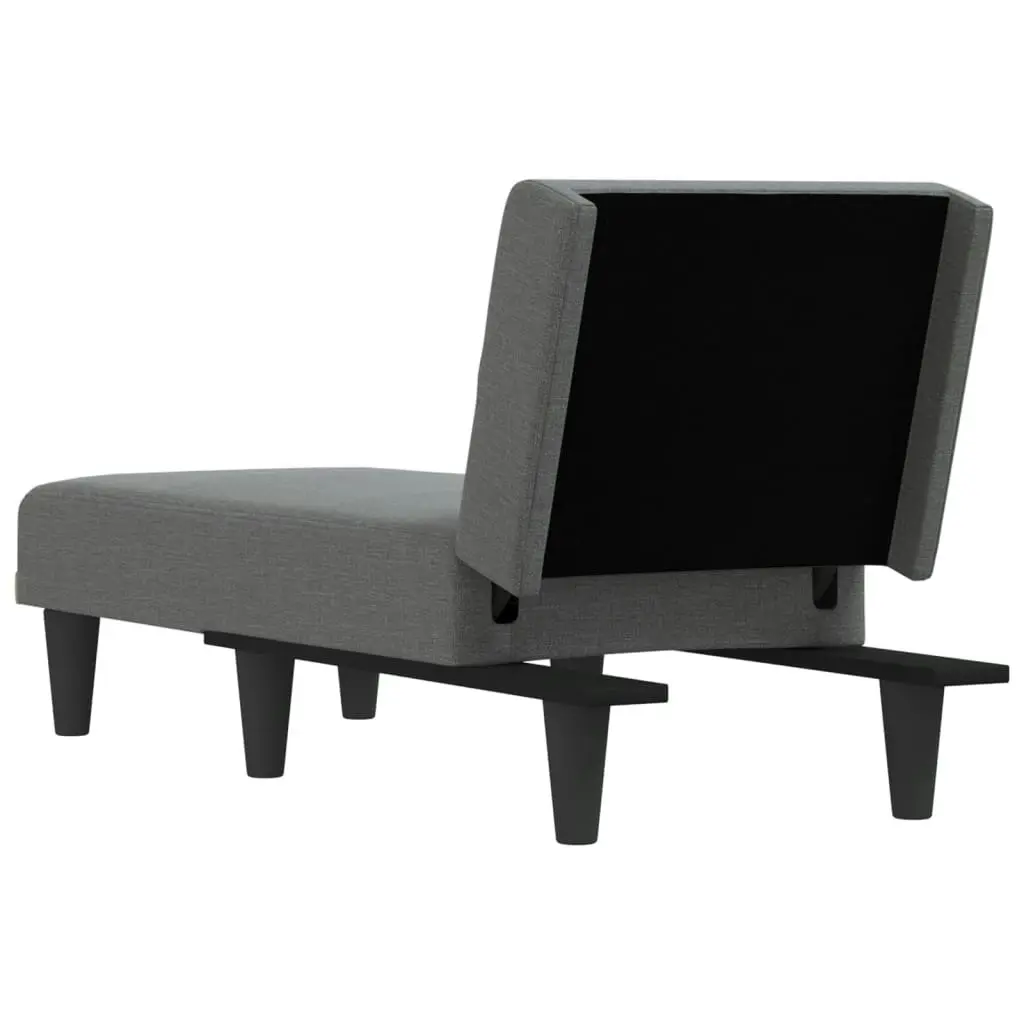 Chaise Longue Dark Grey Fabric 352817