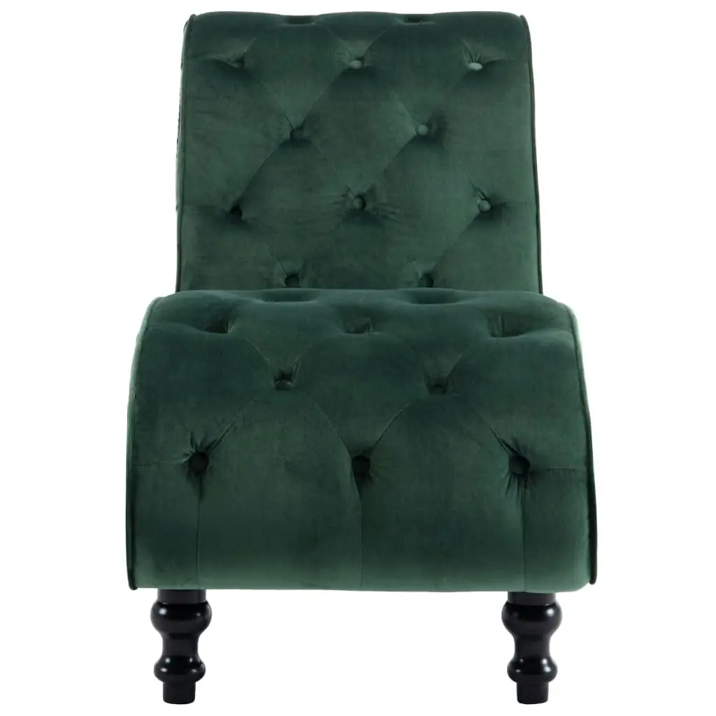 Chaise Lounge Green Velvet 248610