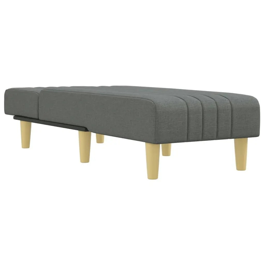 Chaise Longue Dark Grey Fabric 352820