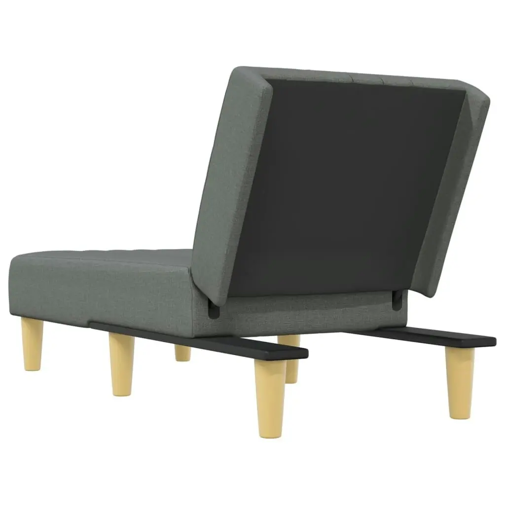 Chaise Longue Dark Grey Fabric 352820