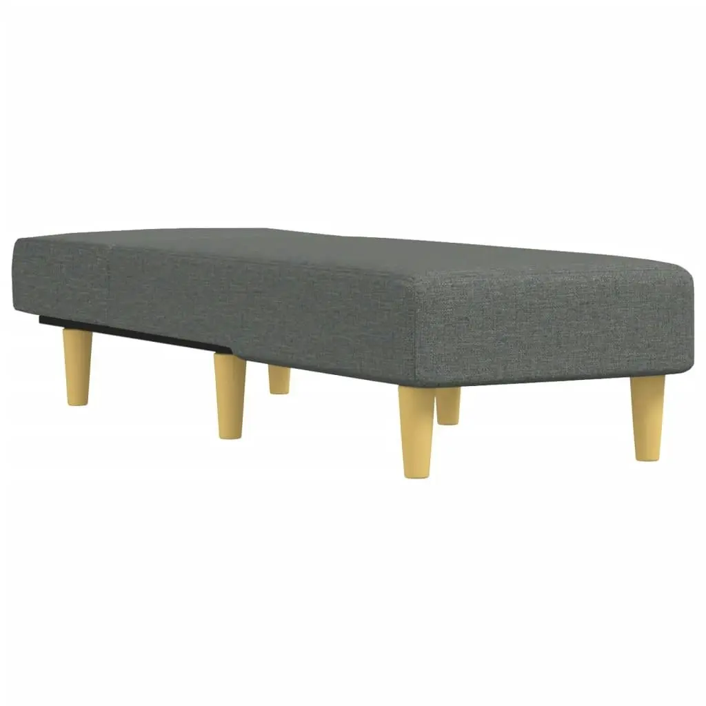 Chaise Longue Dark Grey Fabric 352799