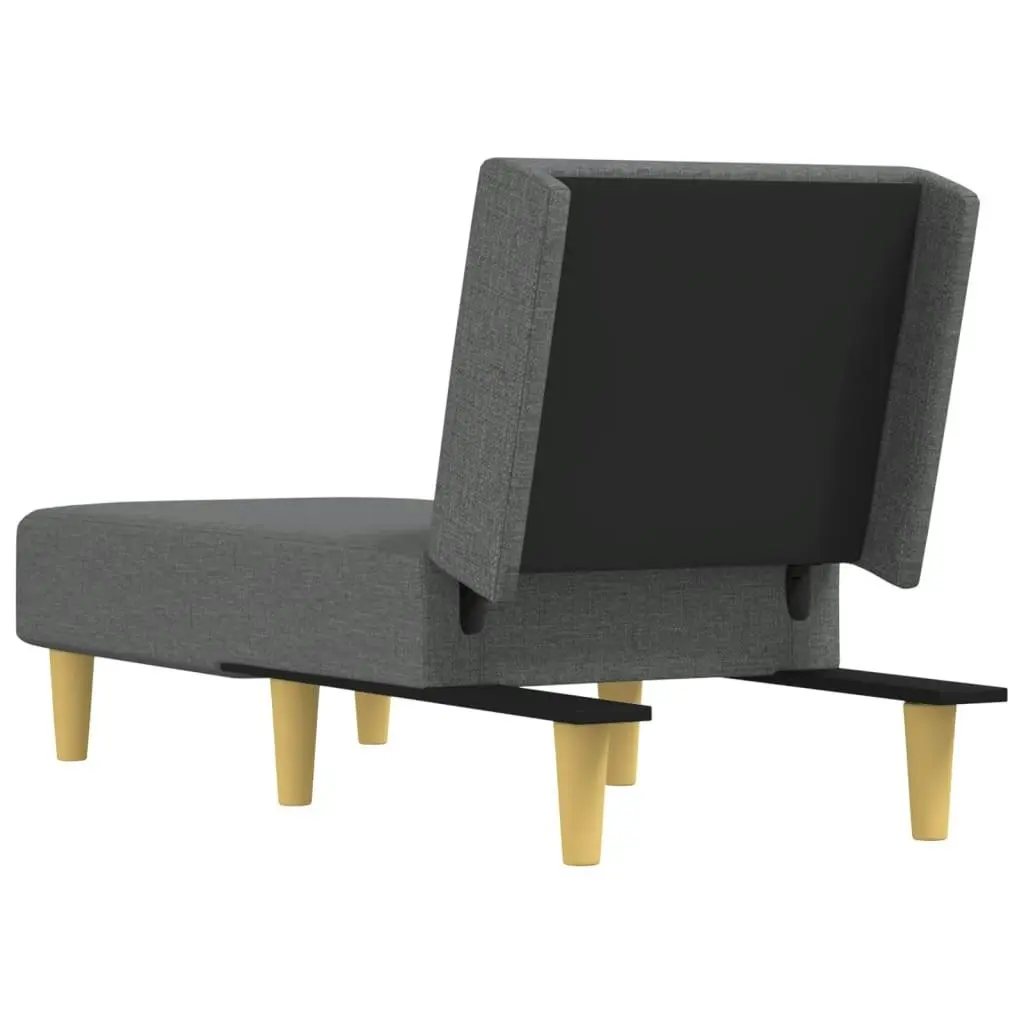 Chaise Longue Dark Grey Fabric 352799