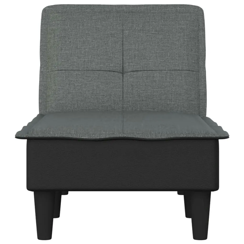 Chaise Longue Dark Grey Fabric 352841