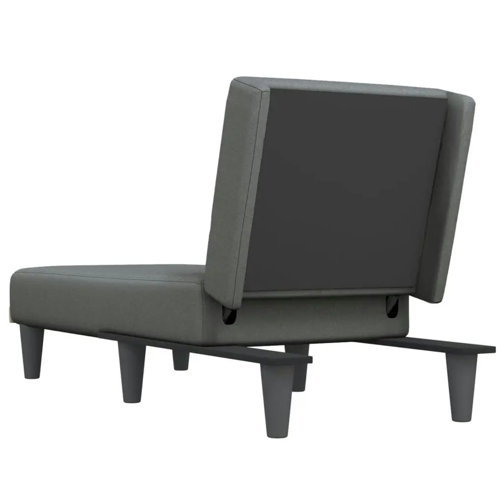 Chaise Longue Dark Grey Fabric 352857