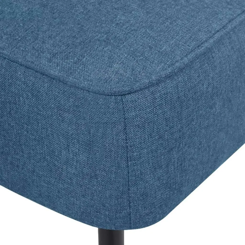 Cocktail Chair Blue Fabric 244098