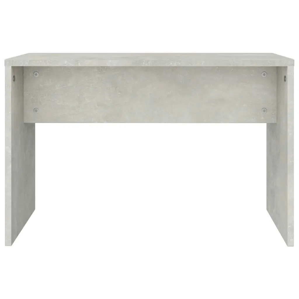 Dressing Stool Concrete Grey 70x35x45 cm Engineered Wood 802817