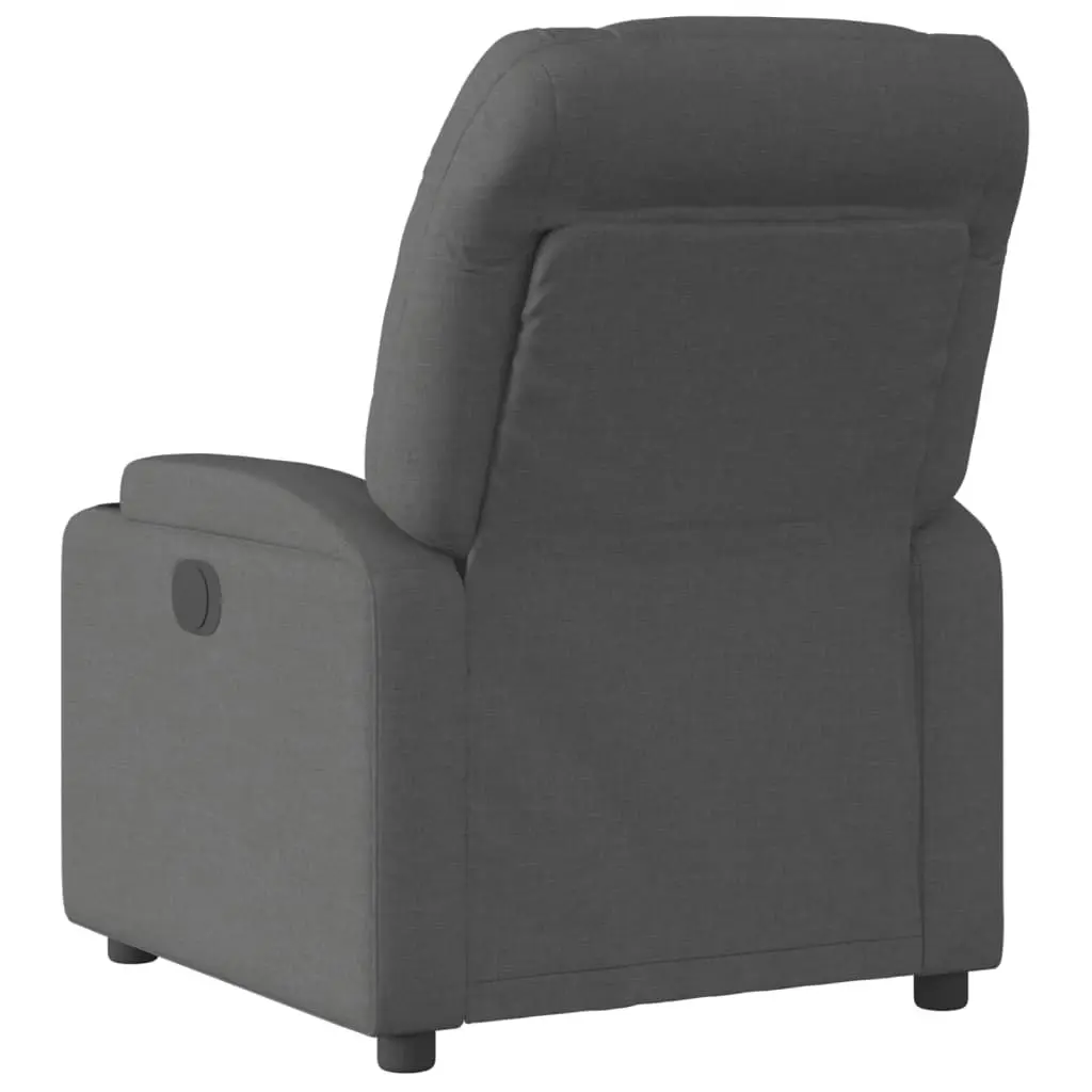 Electric Recliner Chair Dark Grey Fabric 3205617