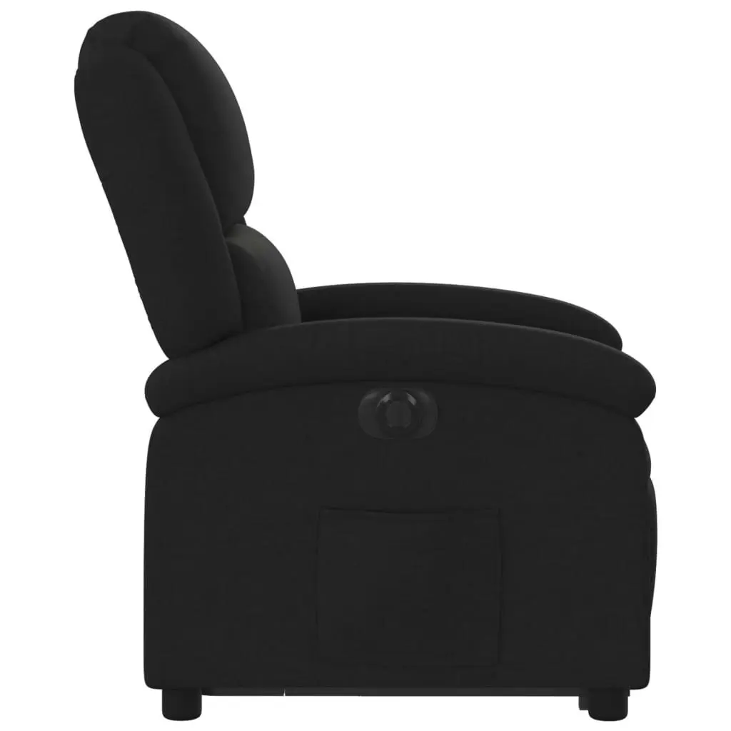 Electric Stand up Recliner Chair Black Fabric 3205438