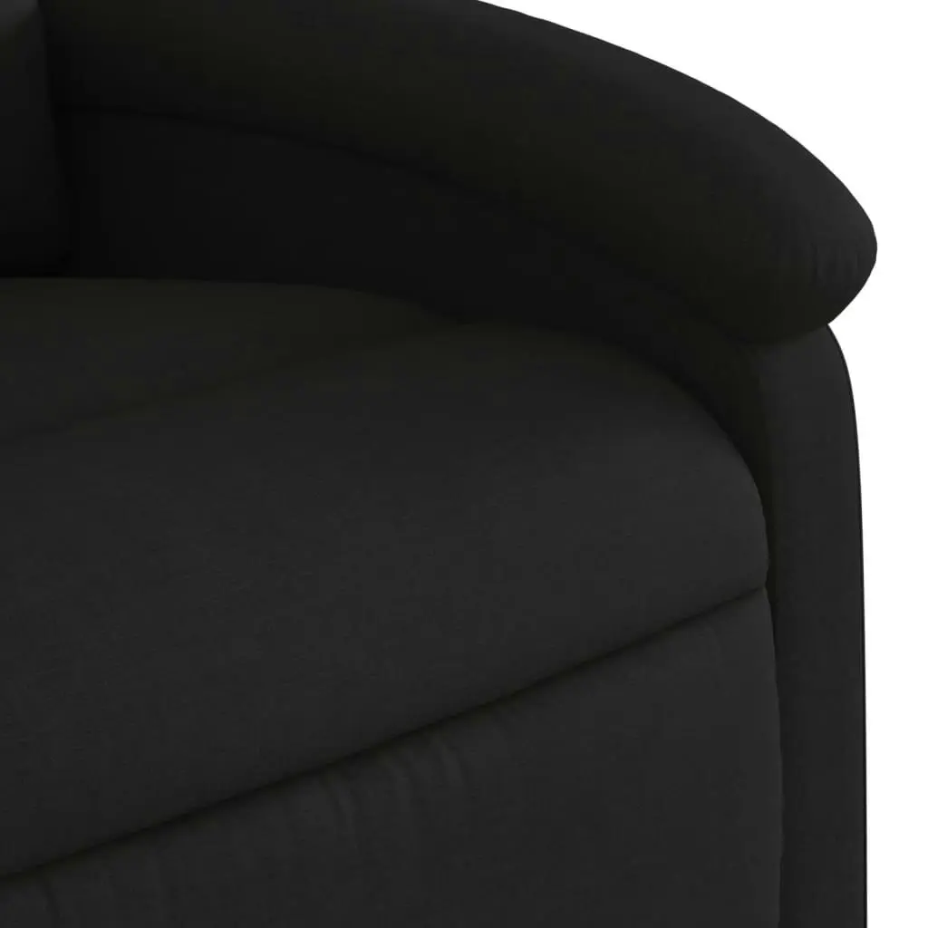 Electric Stand up Recliner Chair Black Fabric 3205438