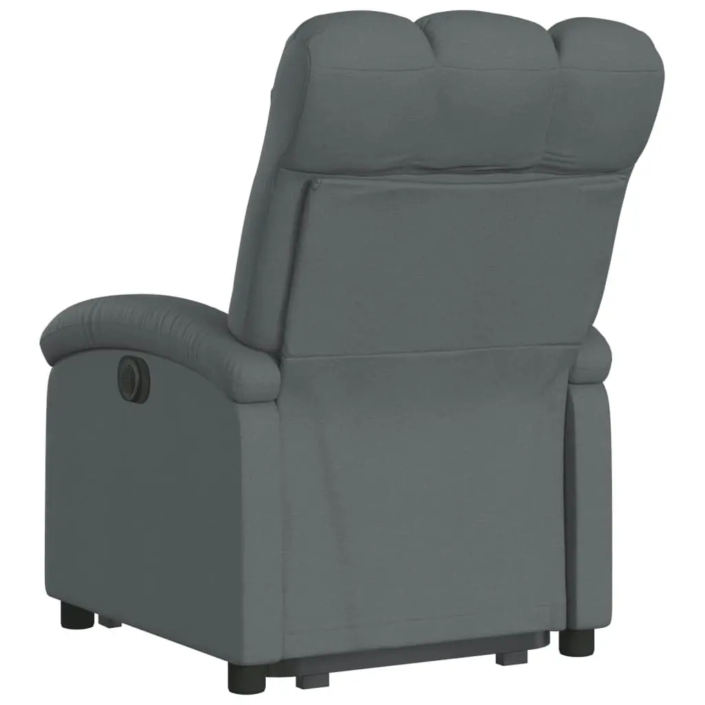 Electric Stand up Recliner Chair Dark Grey Fabric 3205405