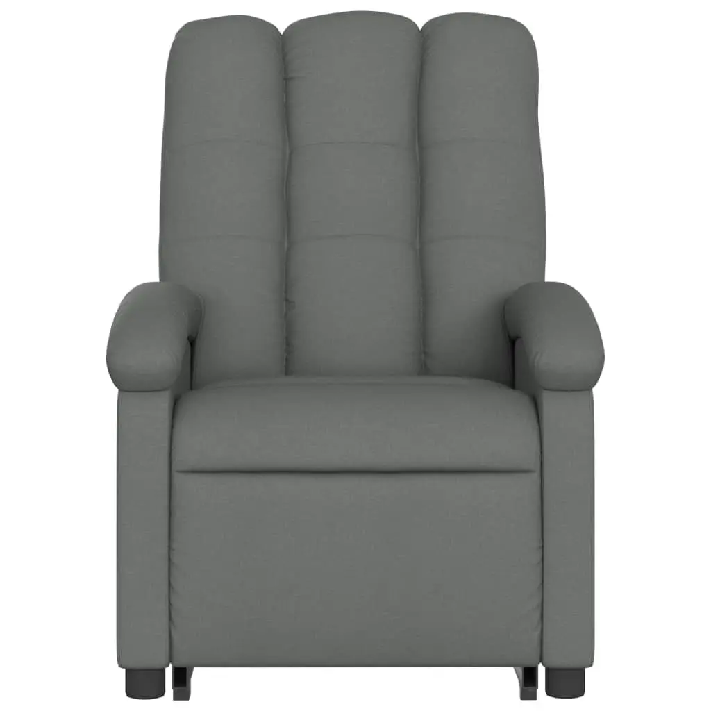 Electric Stand up Recliner Chair Dark Grey Fabric 3205405