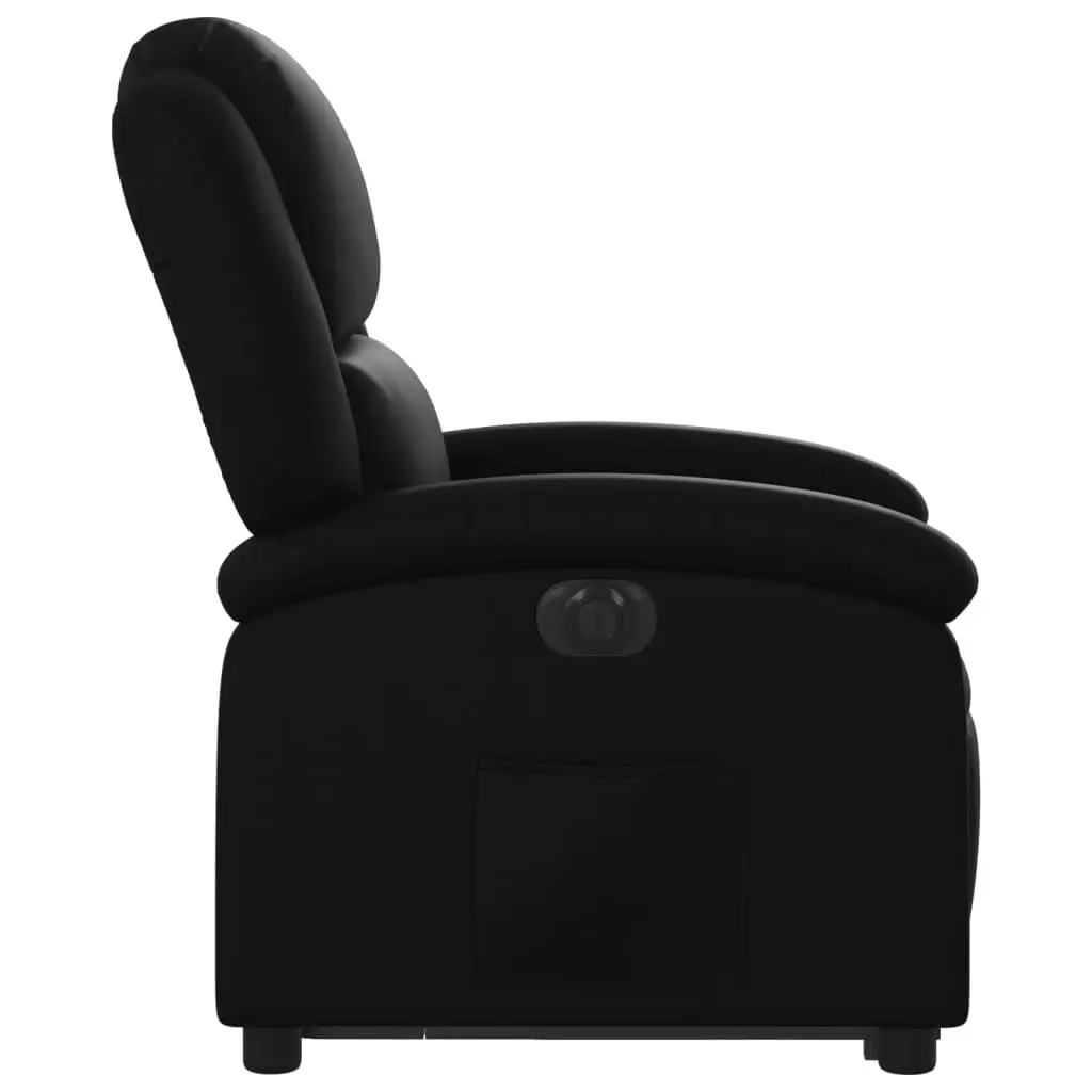 Electric Stand up Recliner Chair Black Faux Leather 3205462