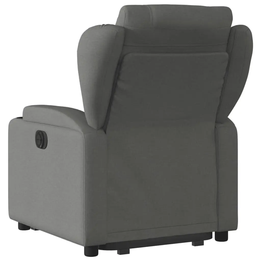 Electric Stand up Recliner Chair Dark Grey Fabric 3205589