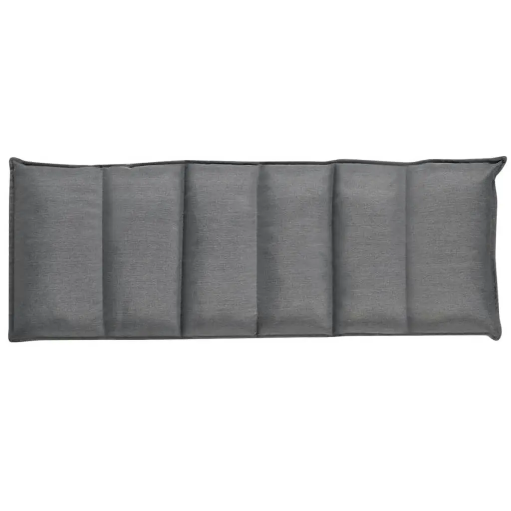 Folding Floor Longue Grey Fabric 242397