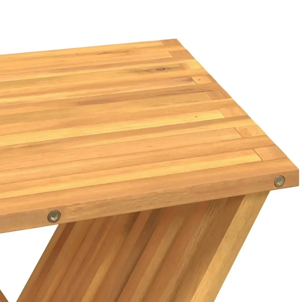 Folding Stool 40x32.5x70 cm Solid Wood Teak 316164