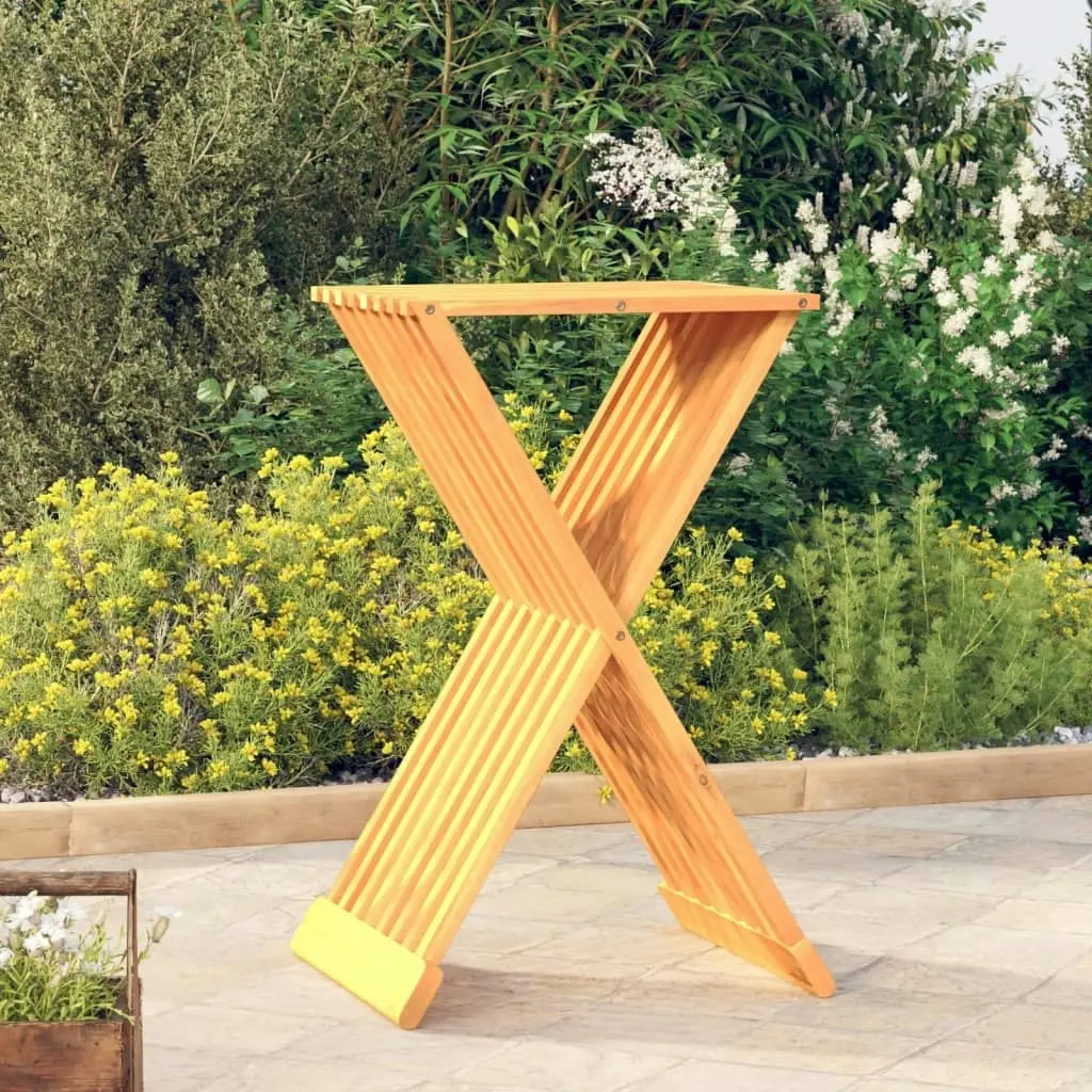 Folding Stool 40x32.5x70 cm Solid Wood Teak 316164