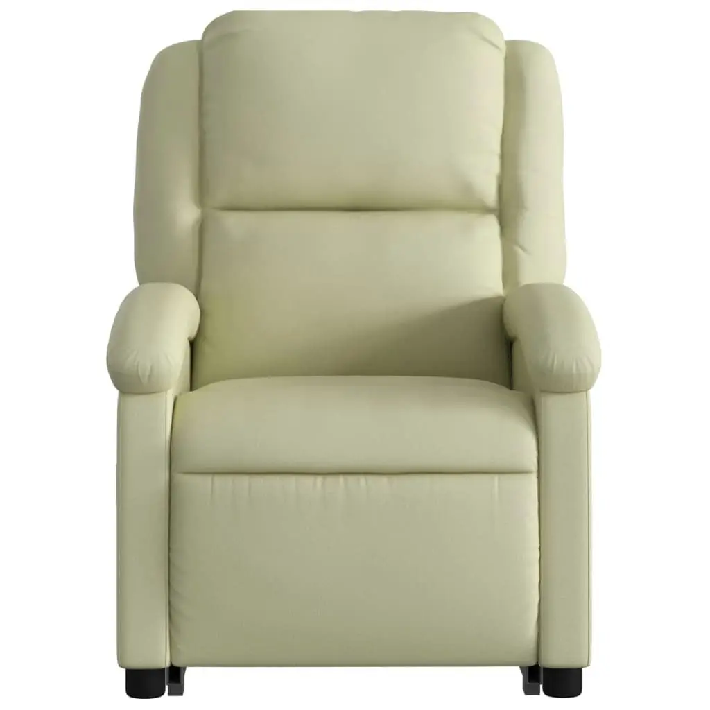 Electric Stand up Recliner Chair Cream Real Leather 3205487