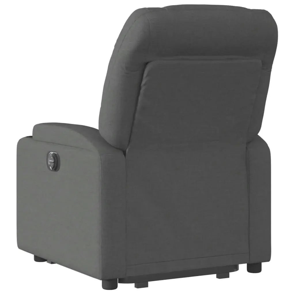 Electric Stand up Recliner Chair Dark Grey Fabric 3205633