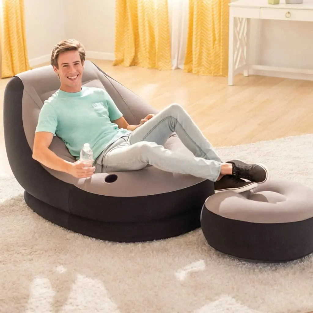 Intex Inflatable Chair with Pouffe Ultra Lounge Relax 68564NP 3202832