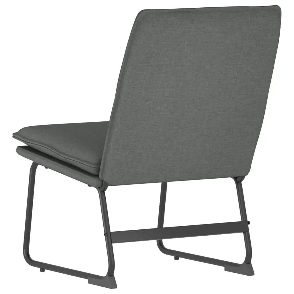 Lounge Chair Dark Grey 52x75x76 cm Fabric 351313