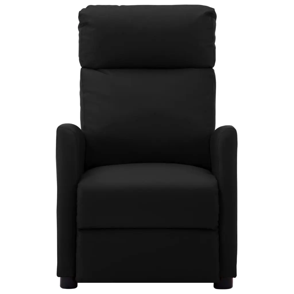 Massage Chair Black Faux Leather 289723