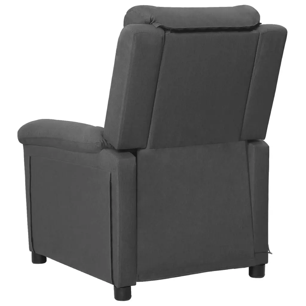 Massage Chair Dark Grey Fabric 342352