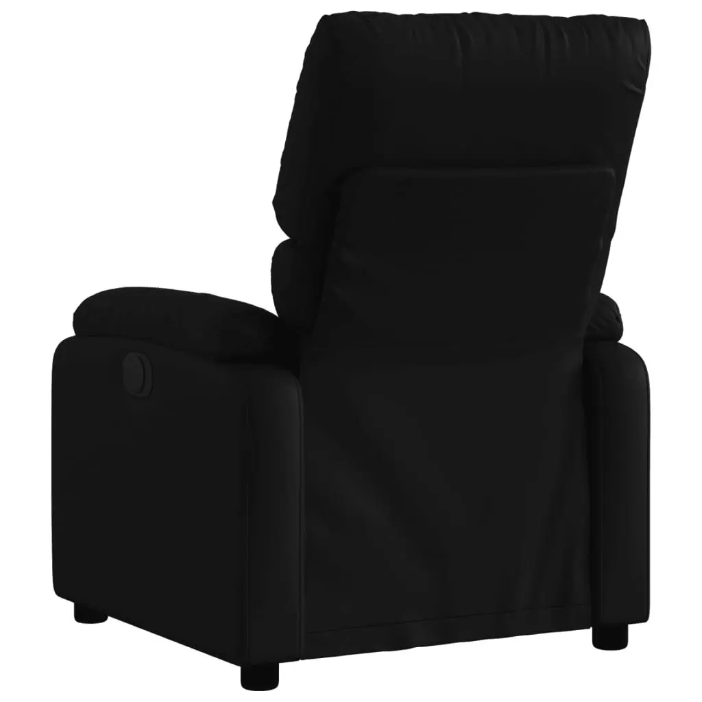 Massage Recliner Chair Black Faux Leather 3206116