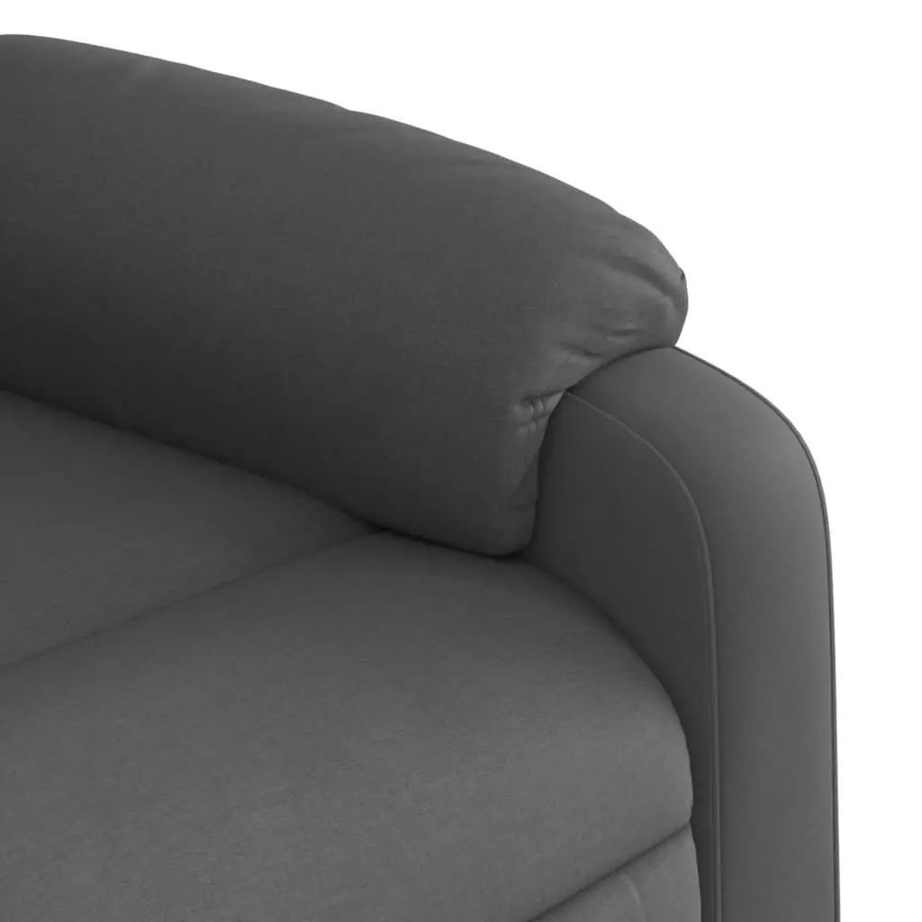 Recliner Chair Dark Grey Fabric 3205773