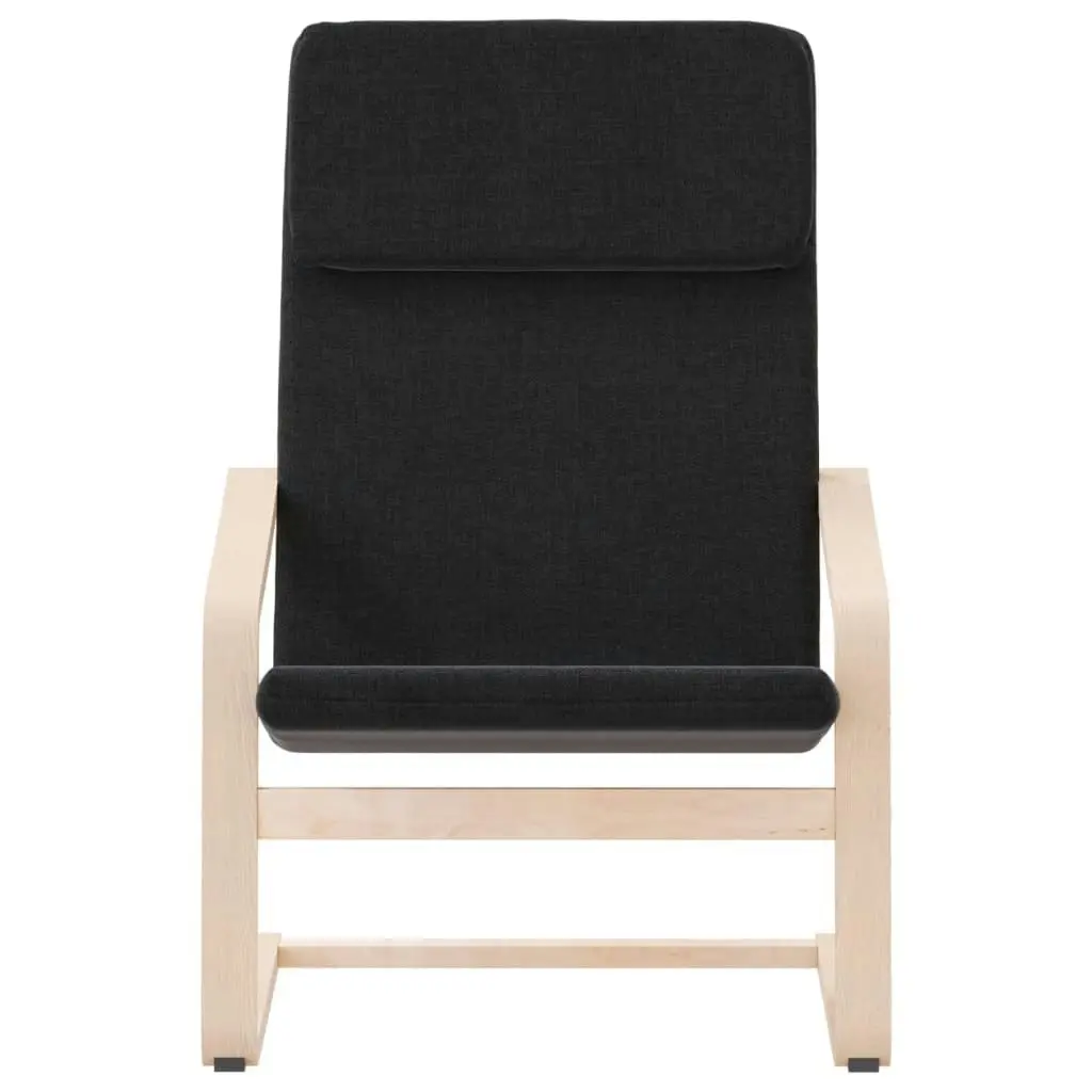 Relaxing Chair Black Fabric 351055