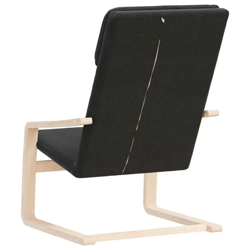 Relaxing Chair Black Fabric 351055