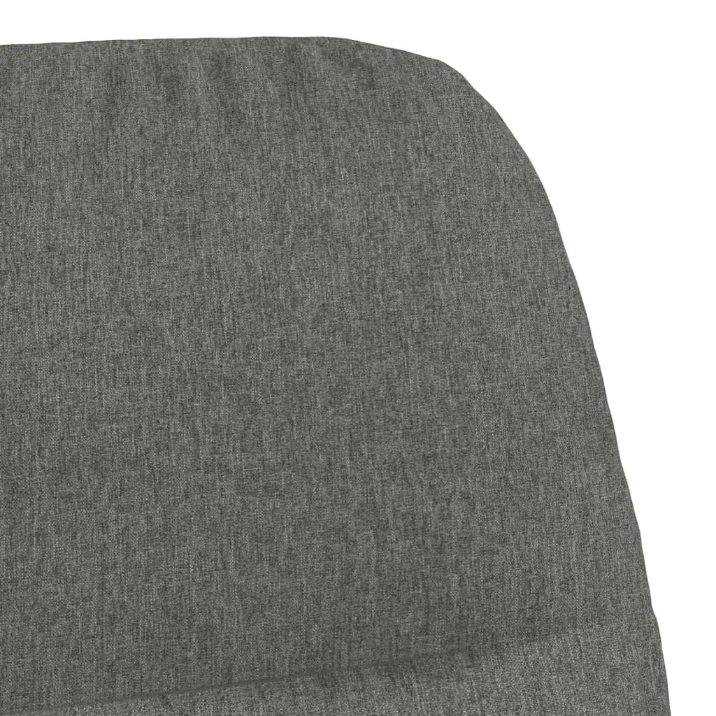 Relaxing Chair Light Grey Fabric 341031