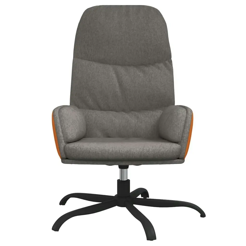 Relaxing Chair Light Grey Fabric 341031