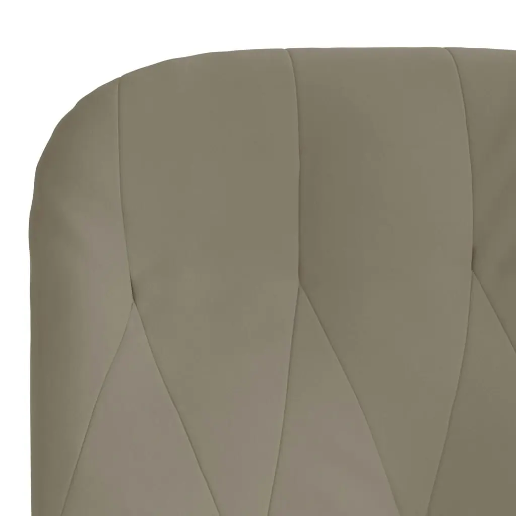 Relaxing Chair Light Grey Velvet 341194