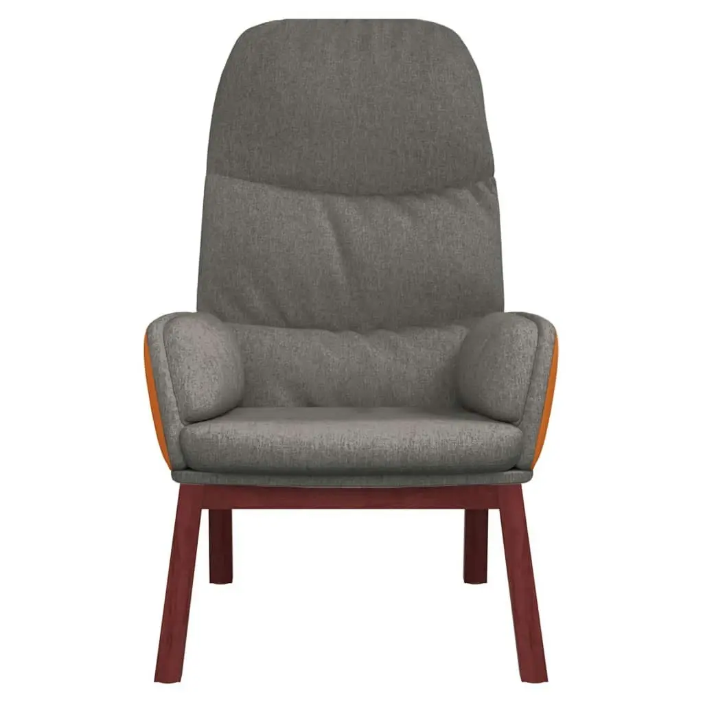 Relaxing Chair Light Grey Fabric 341060