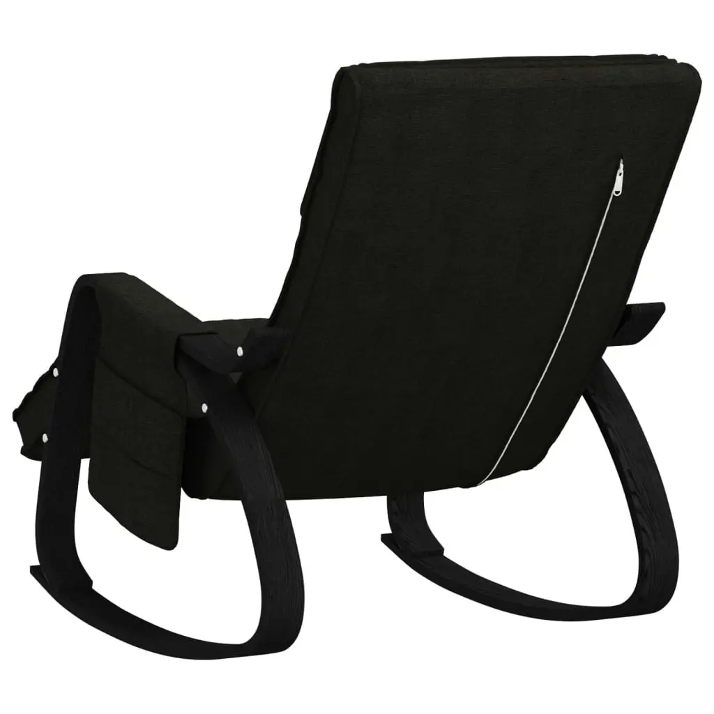 Rocking Chair Black Fabric 351080