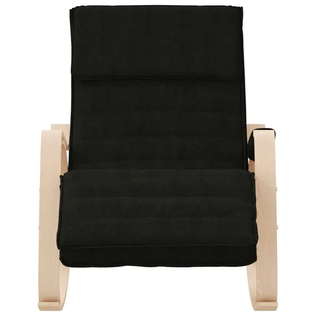 Rocking Chair Black Fabric 351077