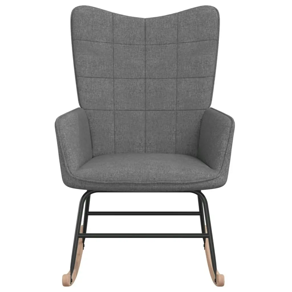 Rocking Chair Dark Grey Fabric 328008